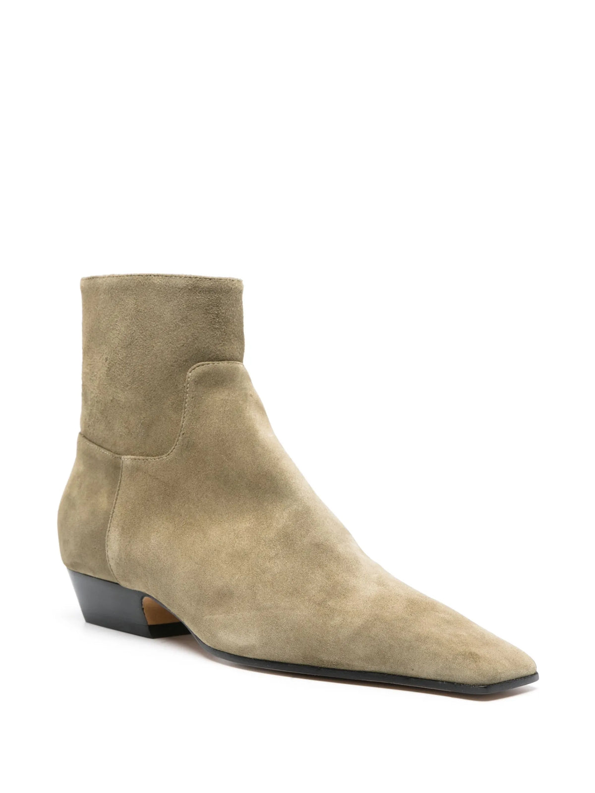 Khaite - Marfa 25mm Suede Ankle Boots