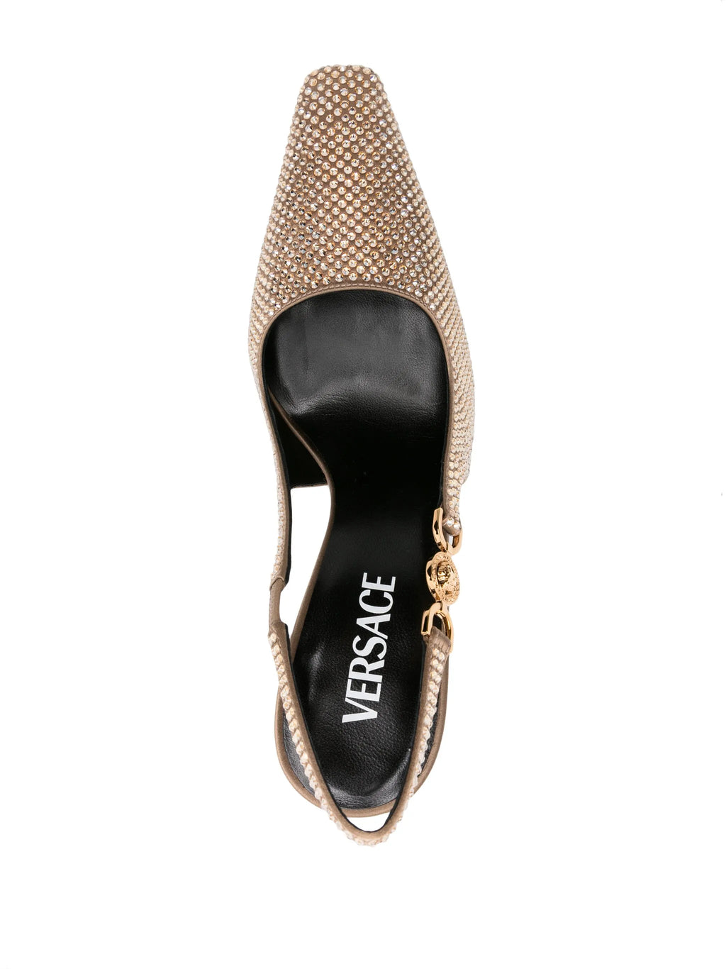 Versace - 110mm Medusa ’95 Embellished Pumps