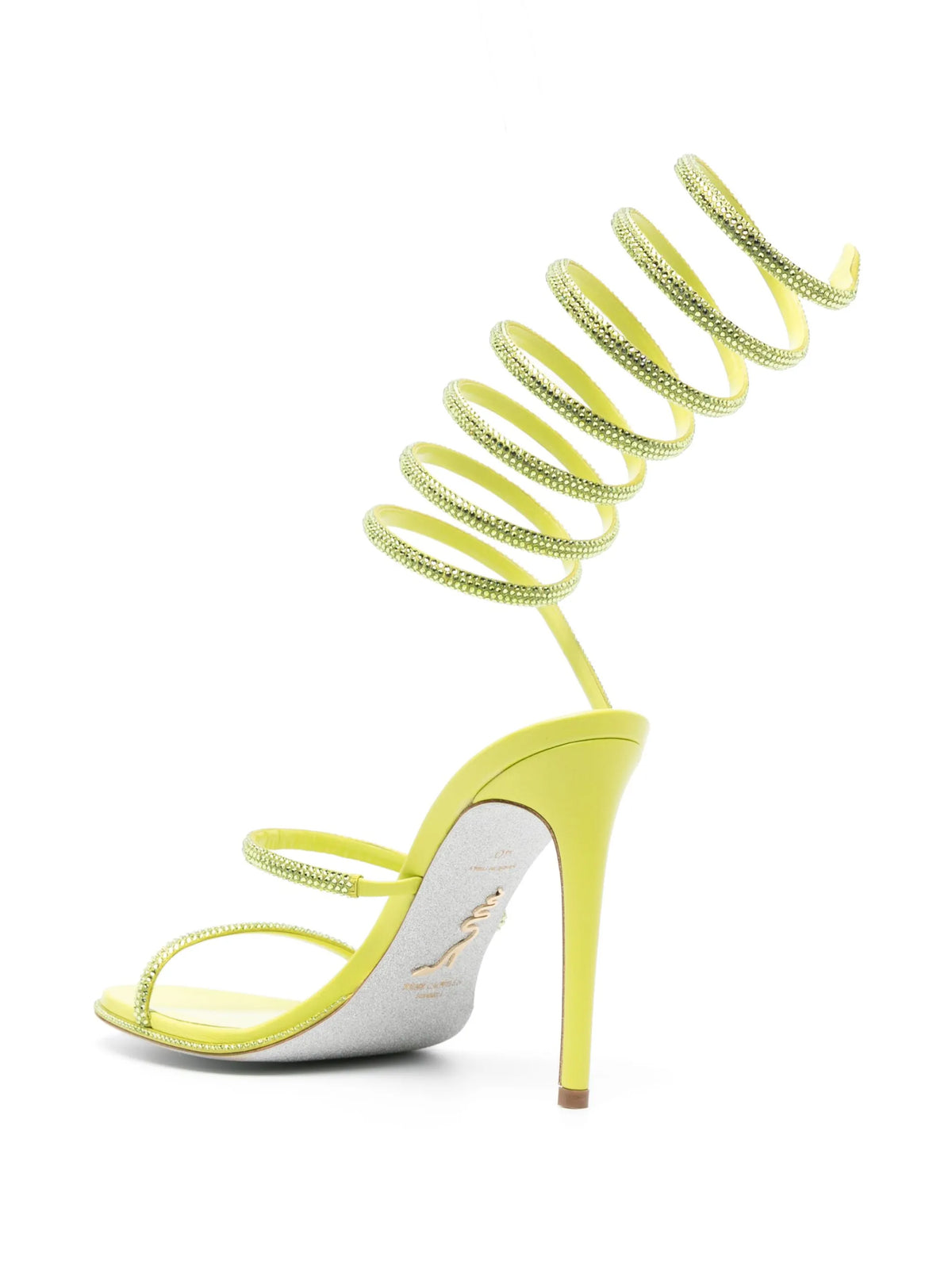 René Caovilla - 105mm Crystal-embellished Spiral Sandals