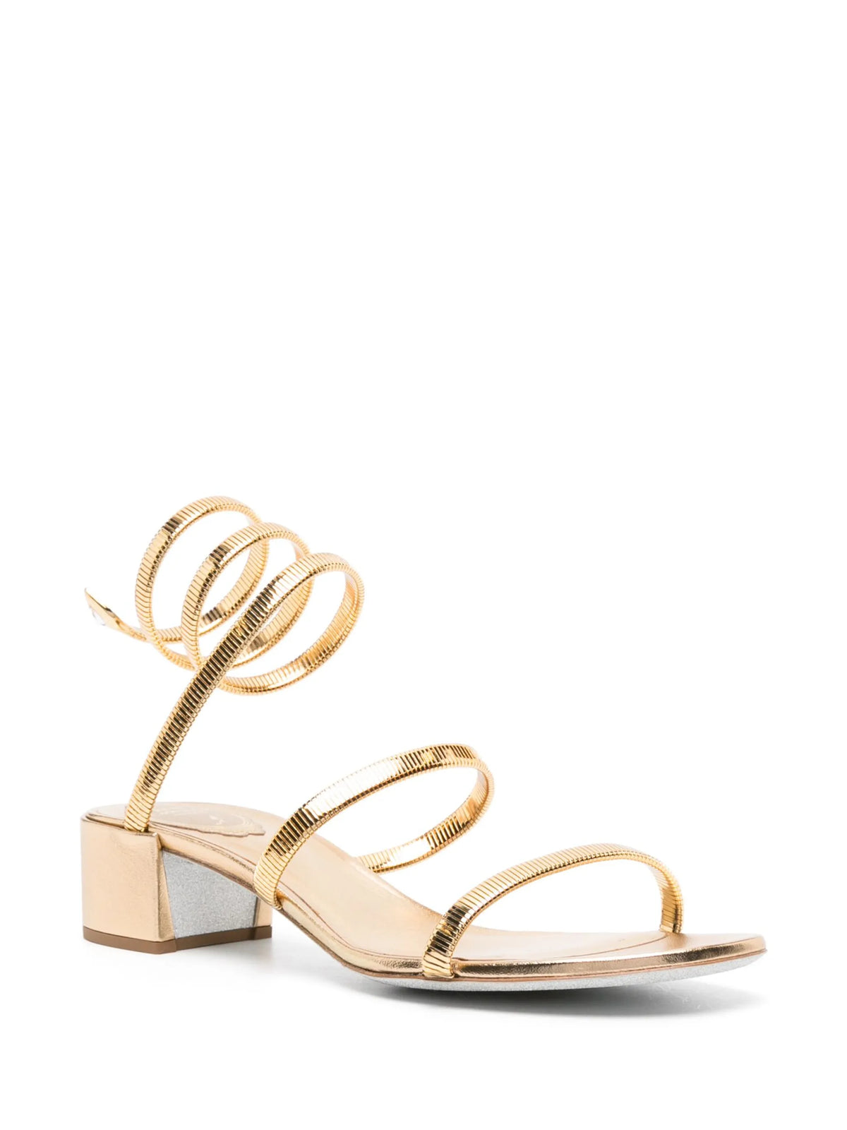 René Caovilla - 40mm Snake-chain Spiral Sandals