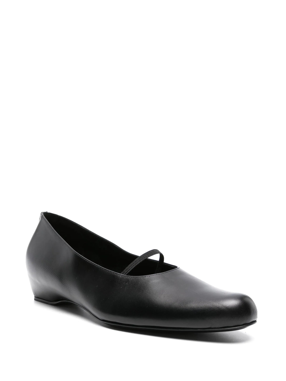 The Row - Marion Leather Ballerina Shoes