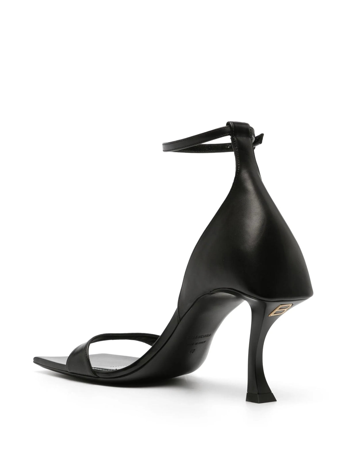 Balenciaga - Hourglass 100mm Leather Sandals