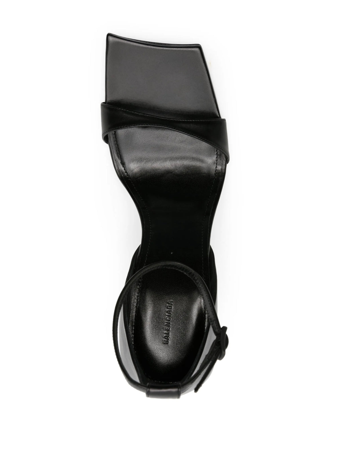 Balenciaga - Hourglass 100mm Leather Sandals