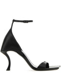 Balenciaga - Hourglass 100mm Leather Sandals