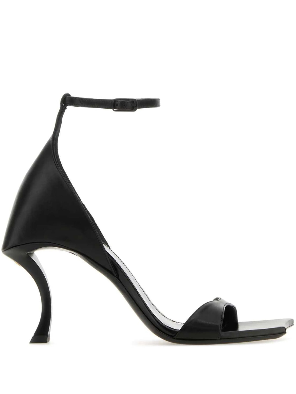 Balenciaga - Hourglass 100mm Leather Sandals