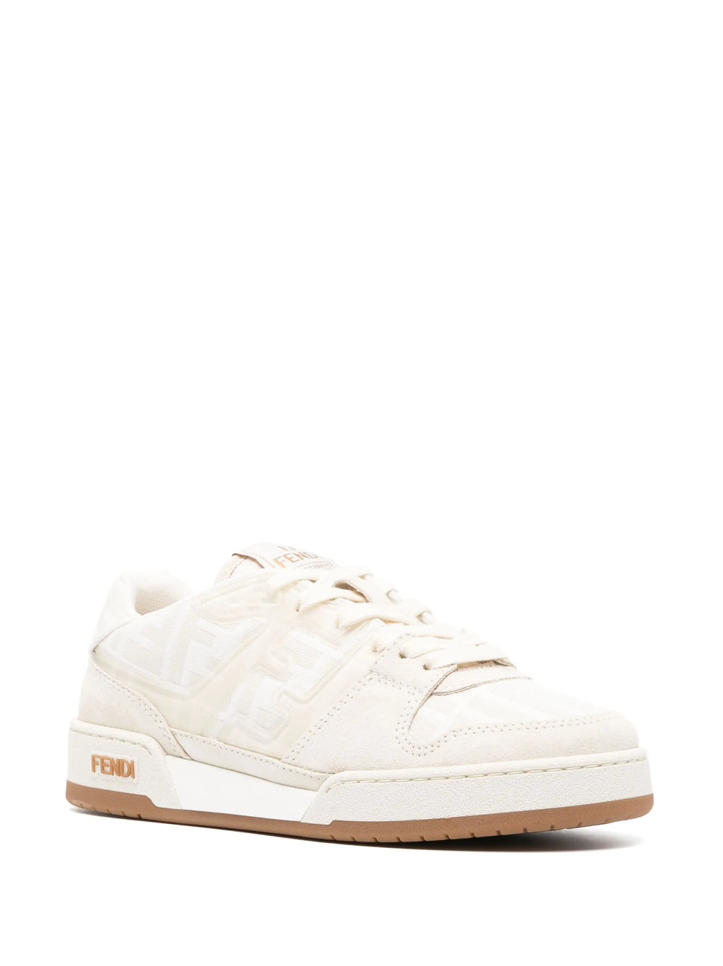 Fendi - Zucca-monogram Panelled Sneakers