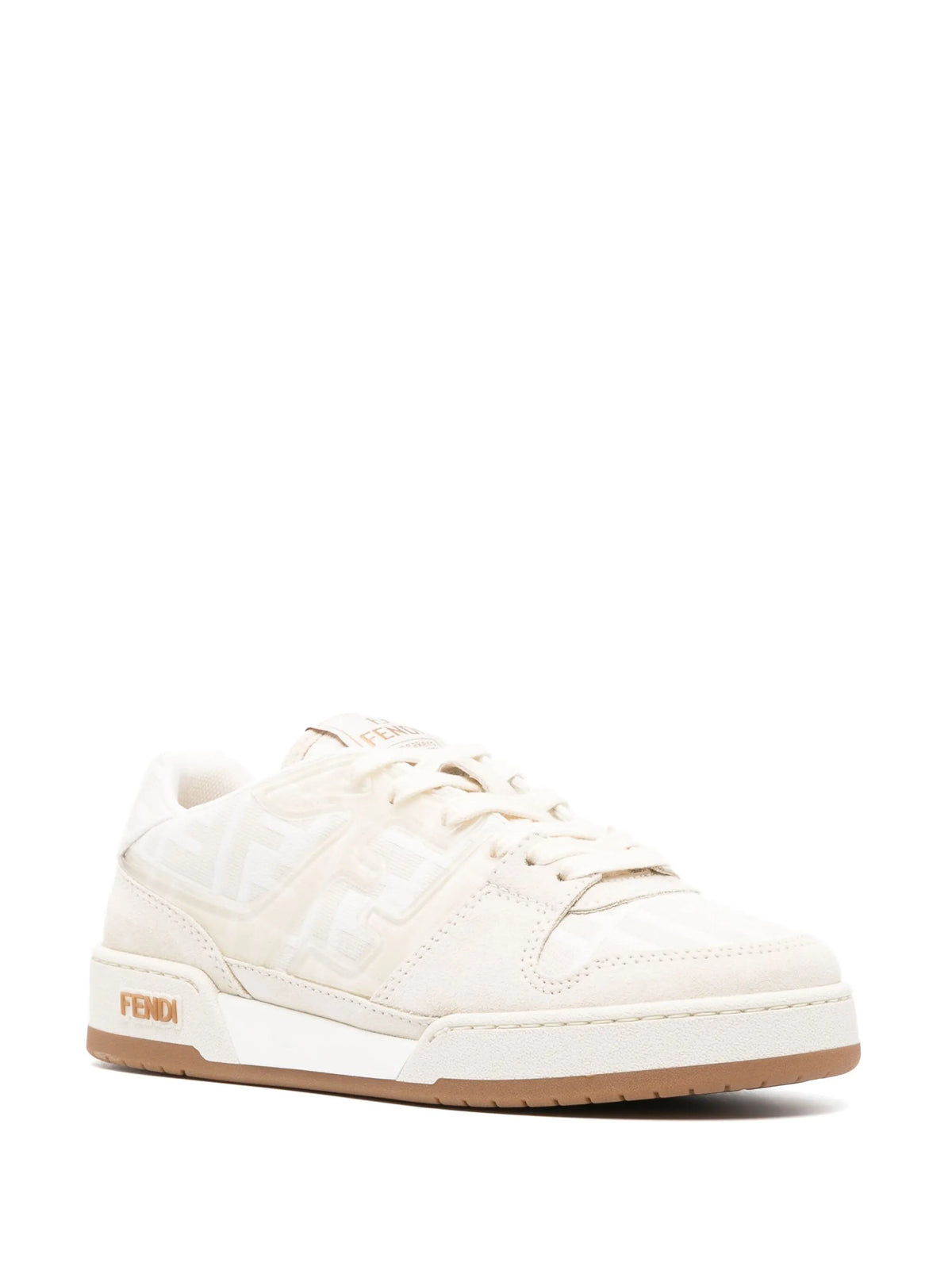 Fendi - Zucca-monogram Panelled Sneakers