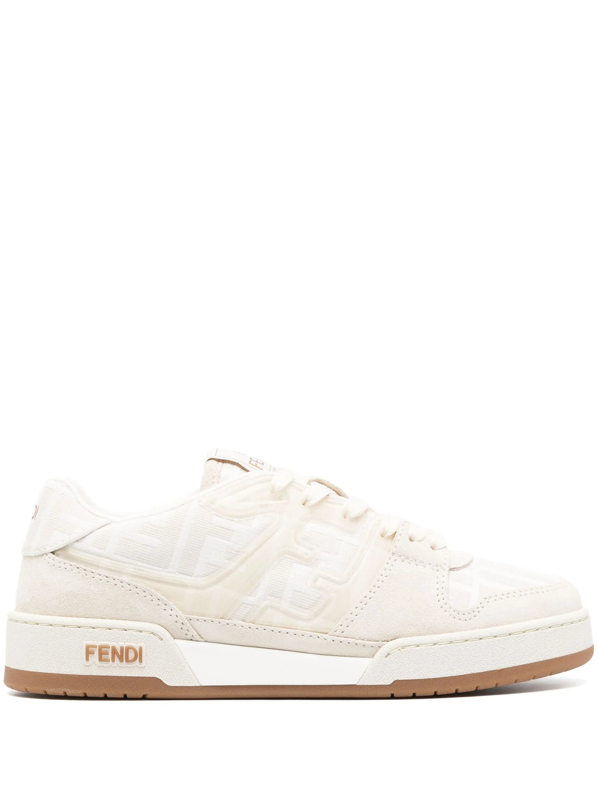 Fendi - Zucca-monogram Panelled Sneakers