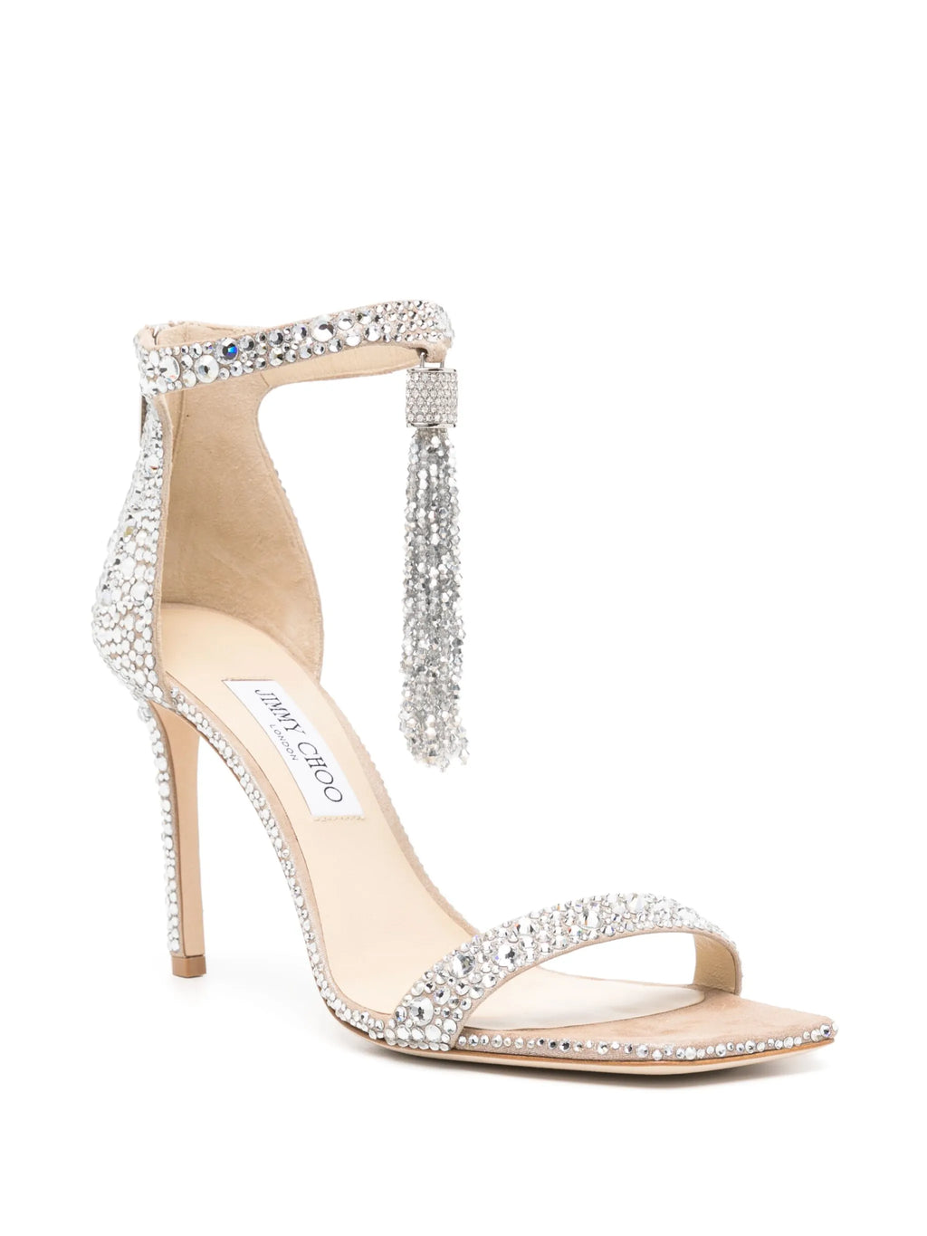 Jimmy Choo - Vinca 95mm Crystal-embellished Sandals