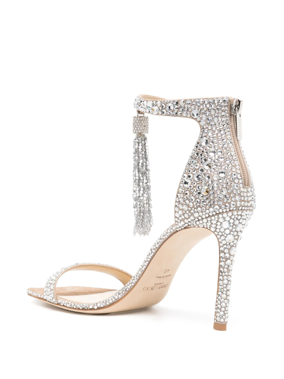 Jimmy Choo - Vinca 95mm Crystal-embellished Sandals