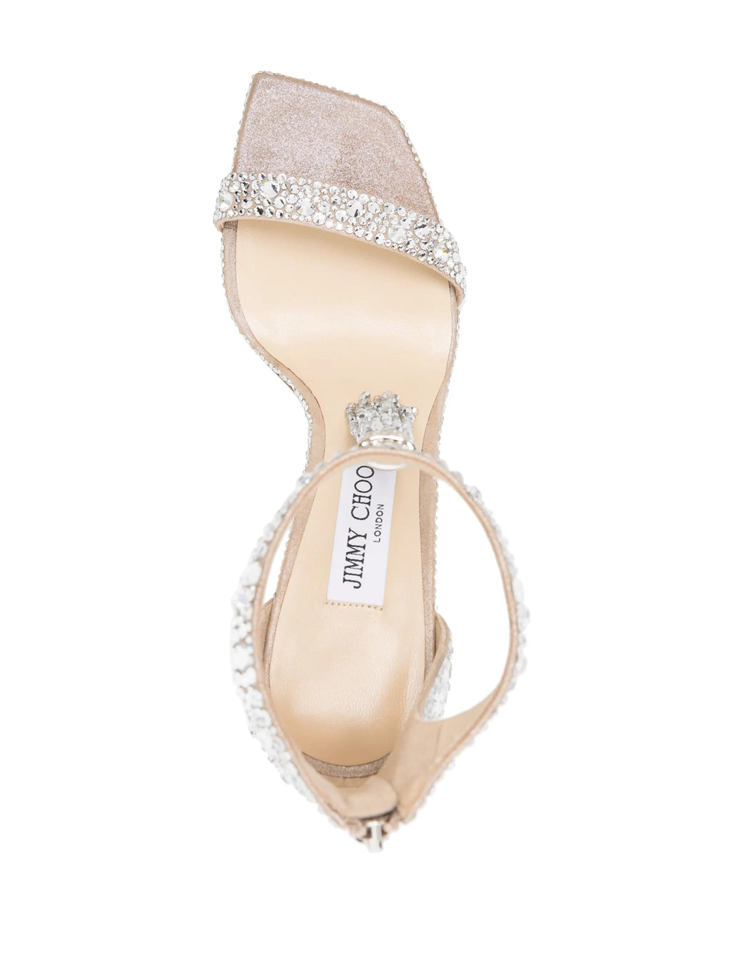 Jimmy Choo - Vinca 95mm Crystal-embellished Sandals