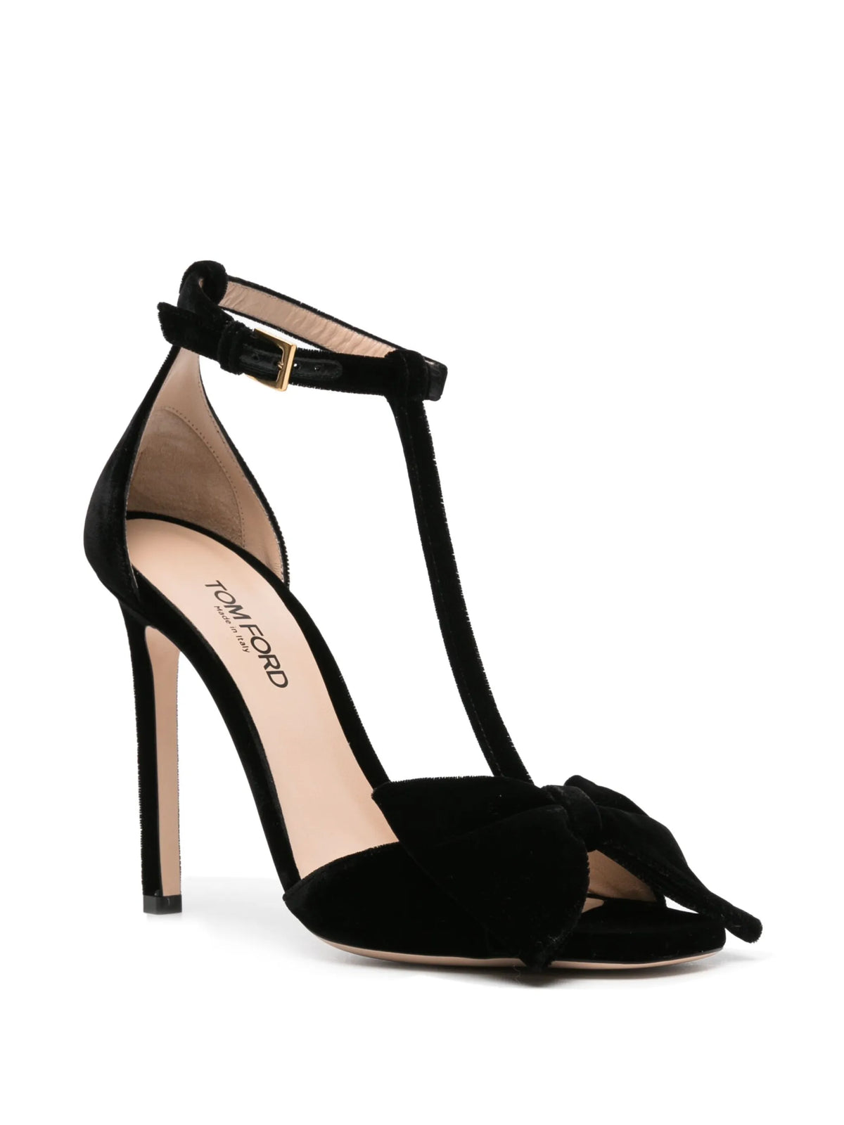 Tom Ford - Brigitte 105mm Velvet Sandals