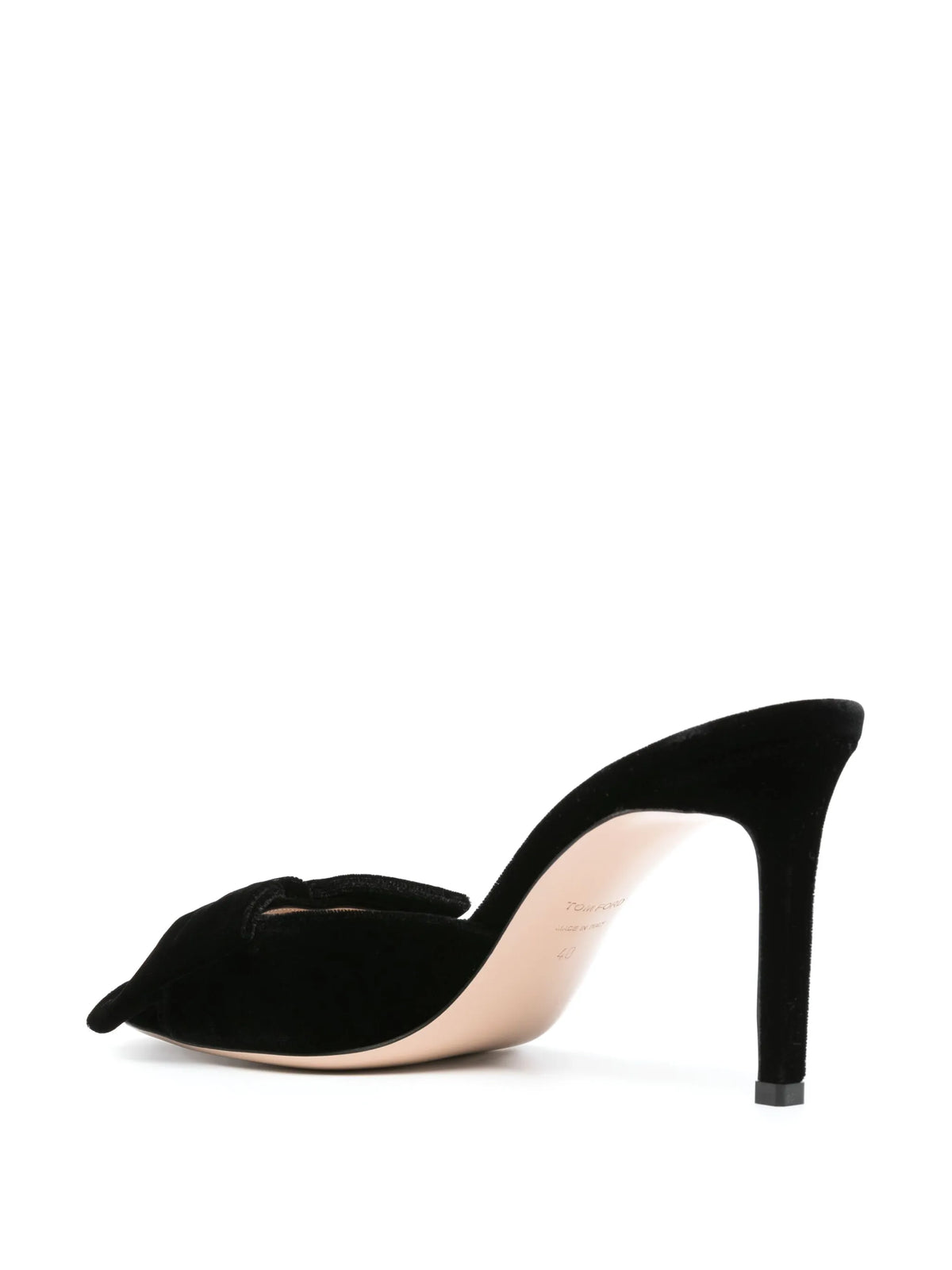 Tom Ford - Brigitte 85mm Velvet Mules
