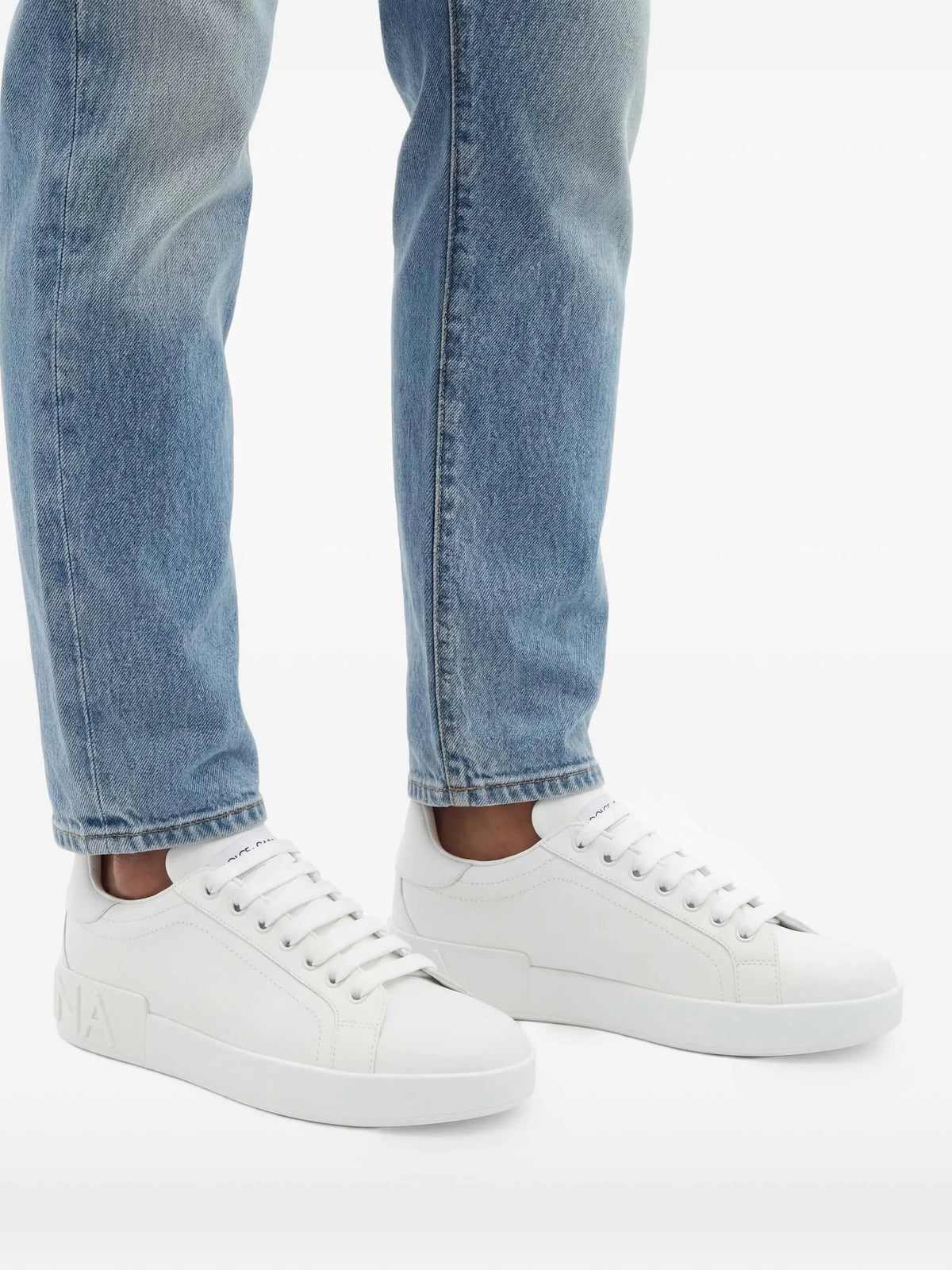 Dolce & Gabbana - Portofino Leather Sneakers