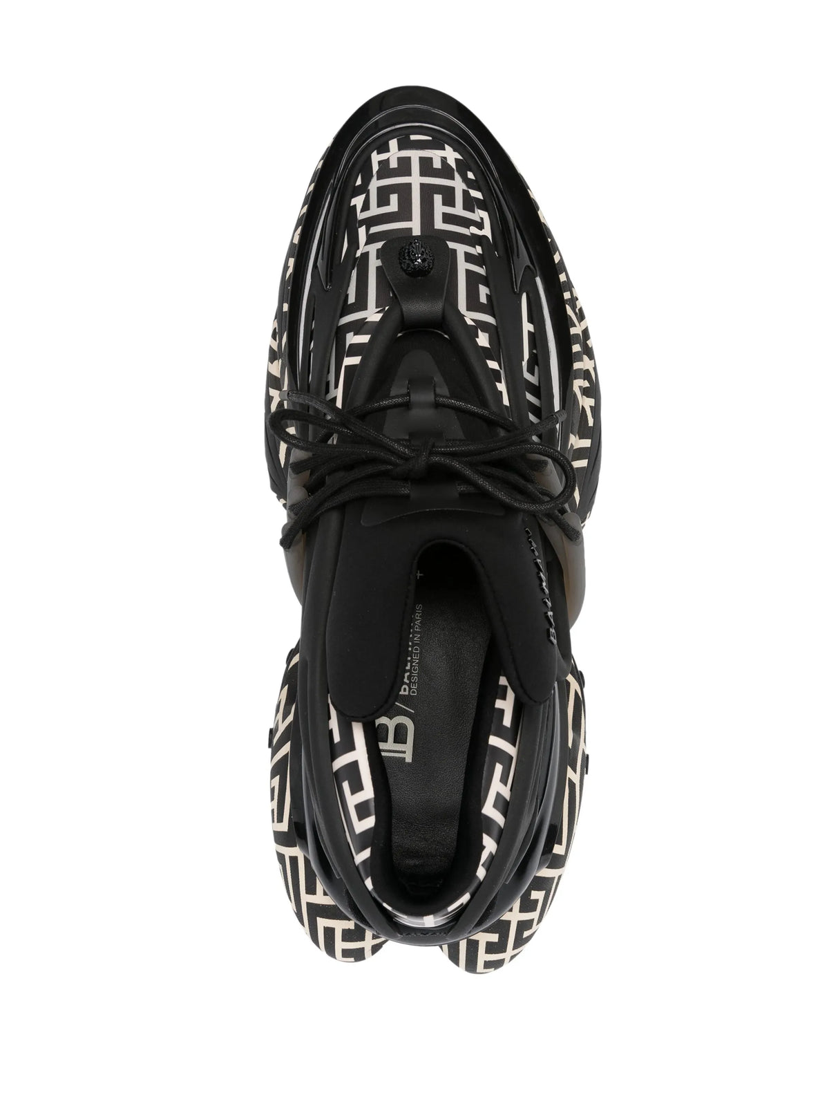 Balmain - B-Bold Monogram-print Sneakers
