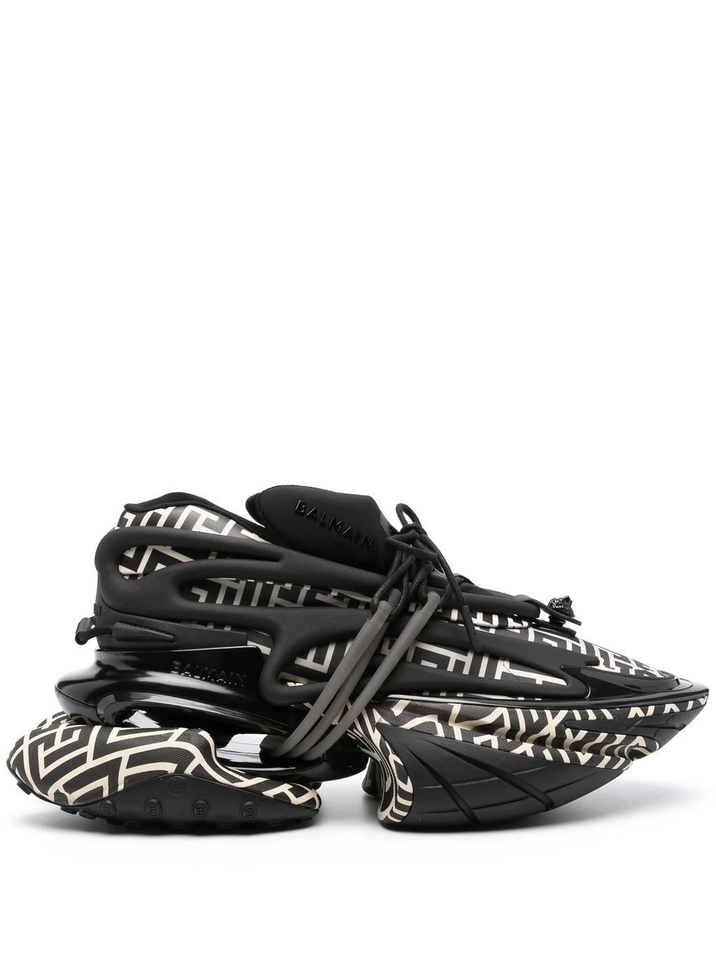 Balmain - B-Bold Monogram-print Sneakers