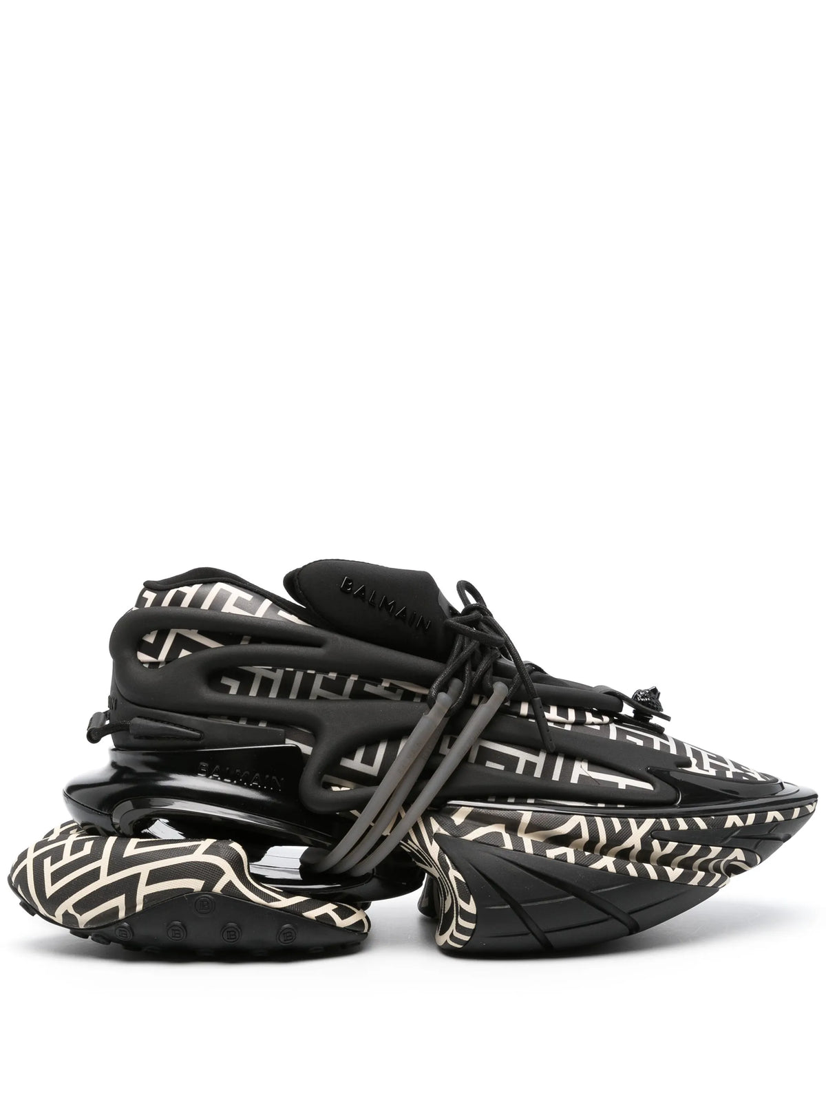 Balmain - B-Bold Monogram-print Sneakers