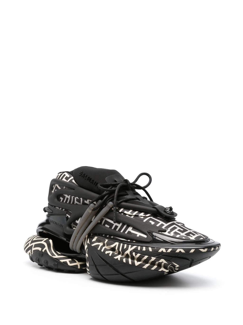 Balmain - B-Bold Monogram-print Sneakers