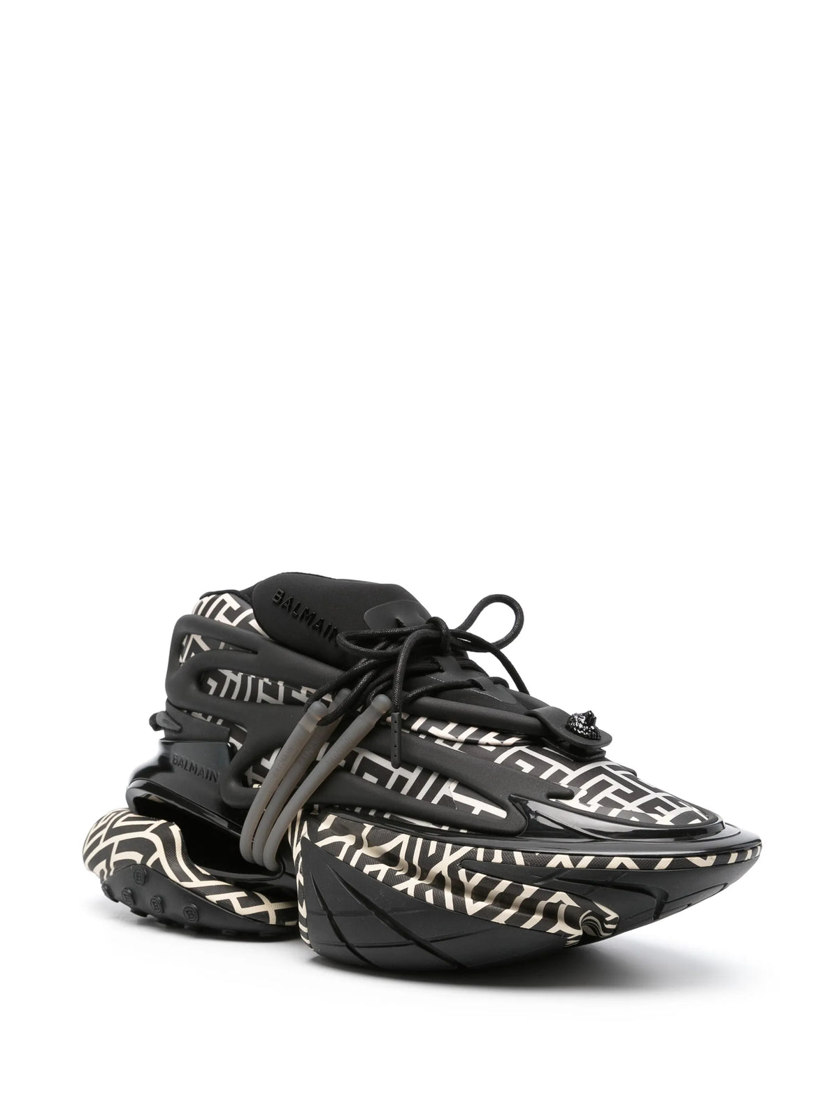 Balmain - B-Bold Monogram-print Sneakers