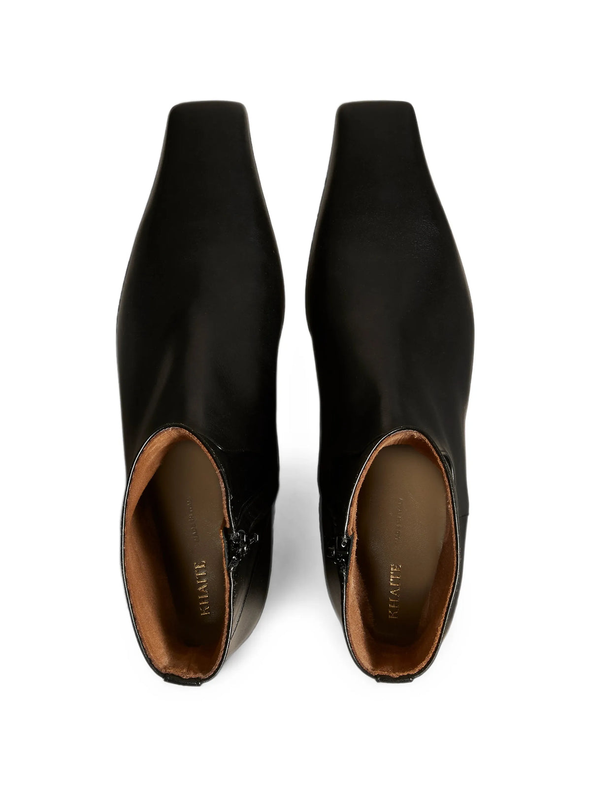 Khaite - The Marfa Leather Ankle Boots