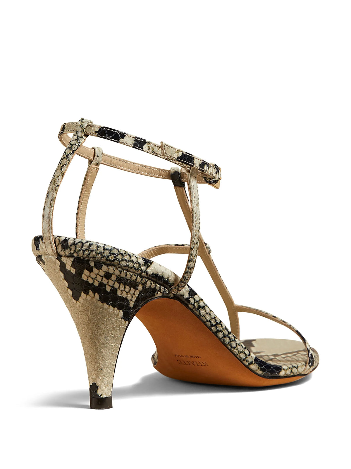 Khaite - The Jones 75mm Leather Sandals