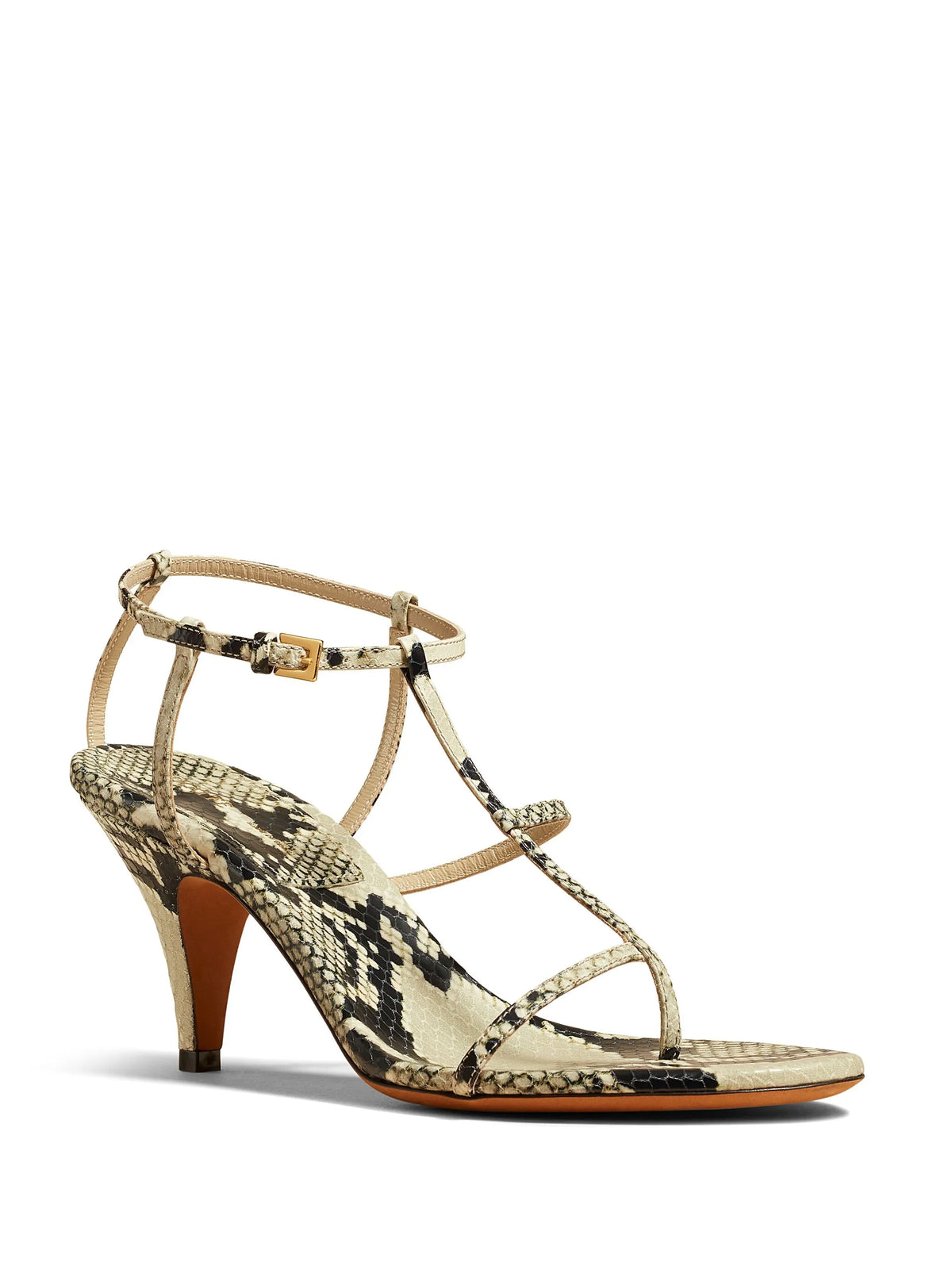 Khaite - The Jones 75mm Leather Sandals