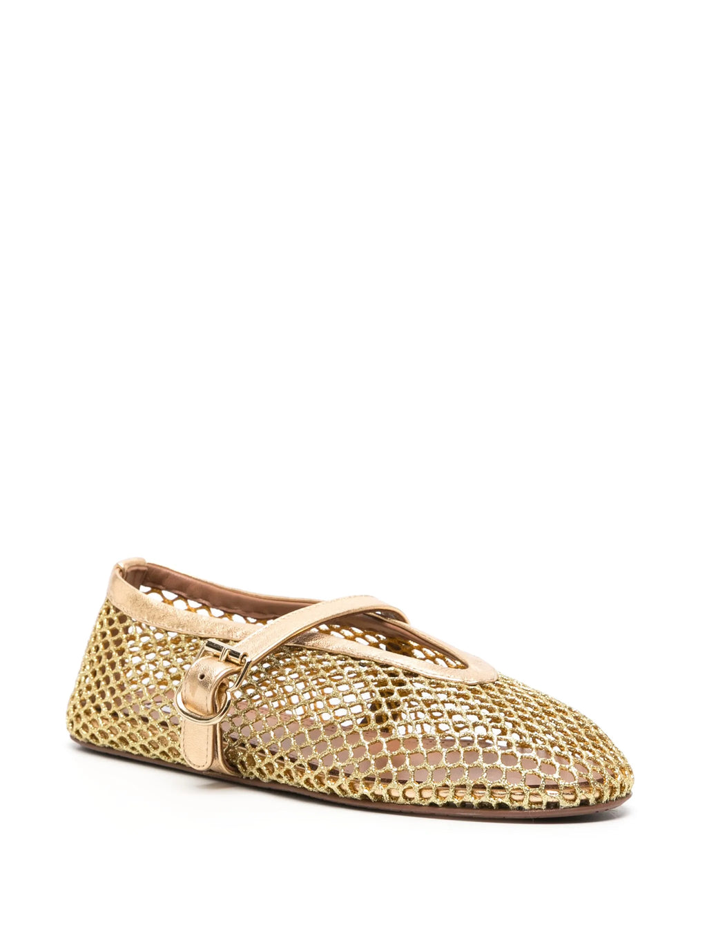 Alaïa - Strass Mesh Ballerina Shoes