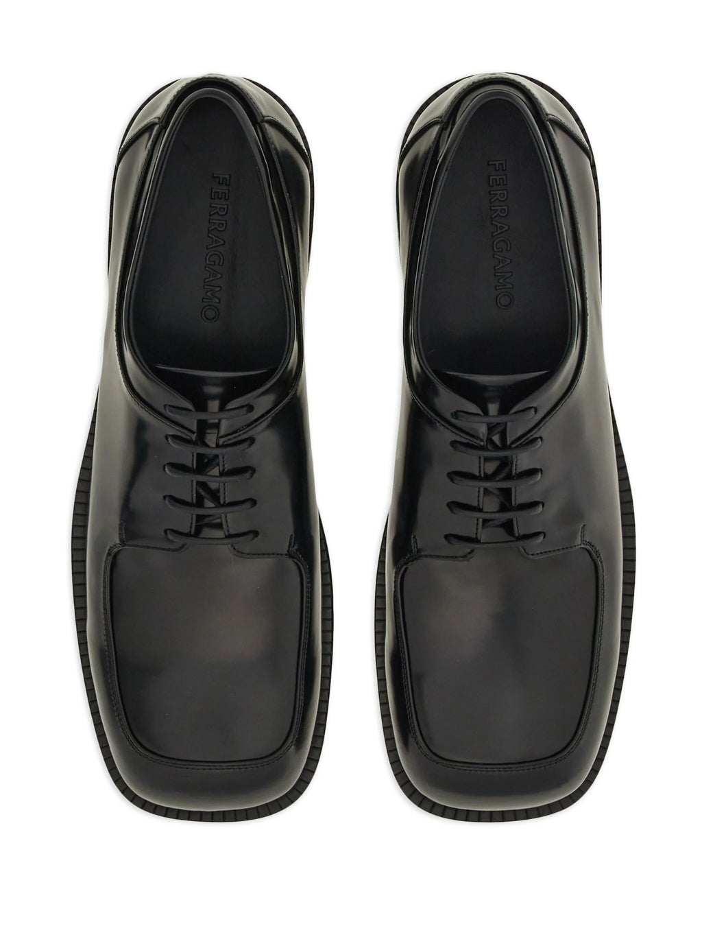 Ferragamo - Square-toe Derby Shoes