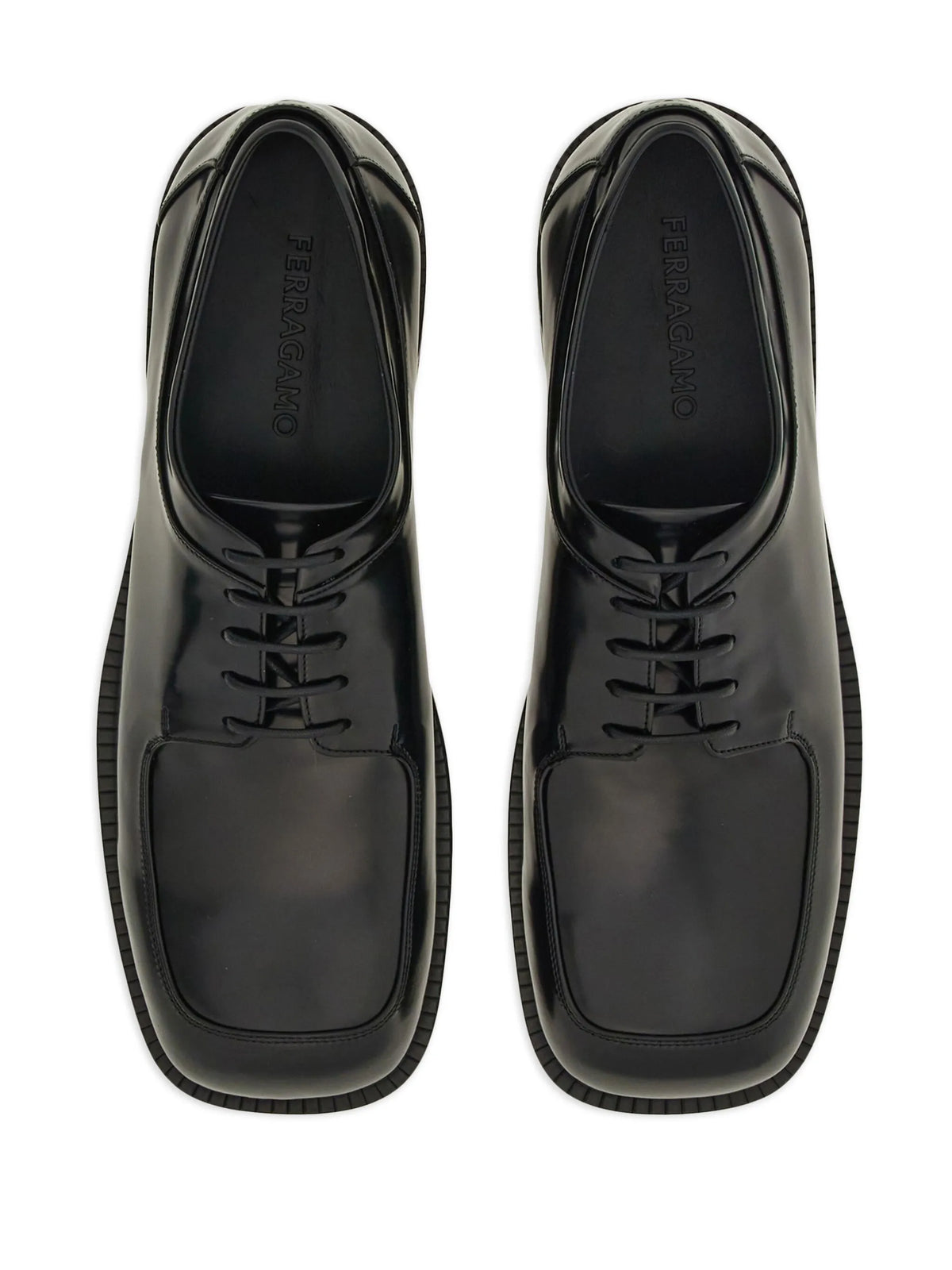Ferragamo - Square-toe Derby Shoes