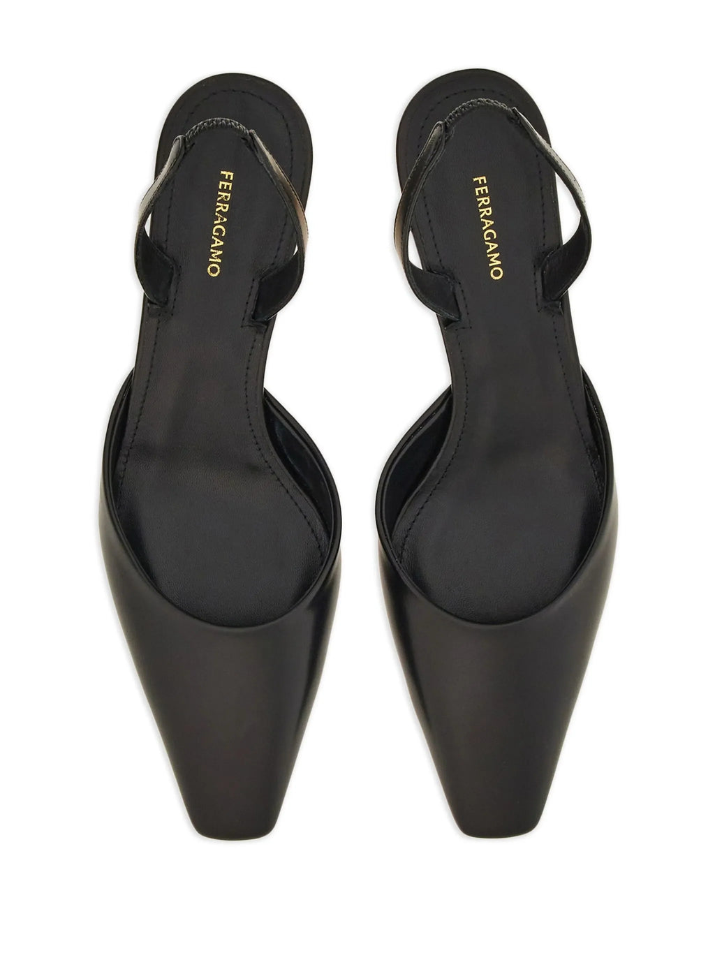Ferragamo - Cage-heel Slingback Pumps