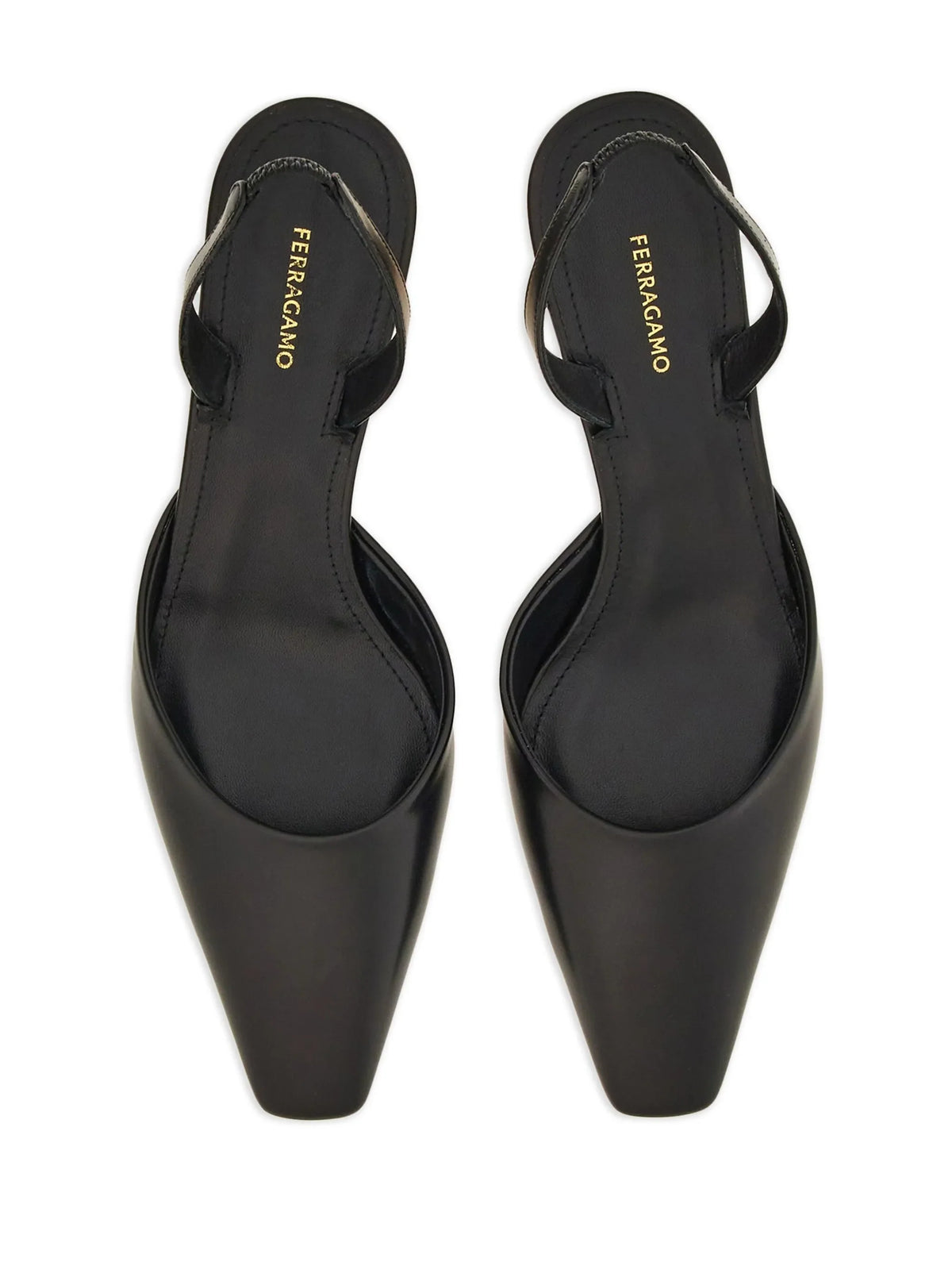 Ferragamo - Cage-heel Slingback Pumps