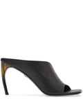 Ferragamo - 85mm Curved Leather Sandals
