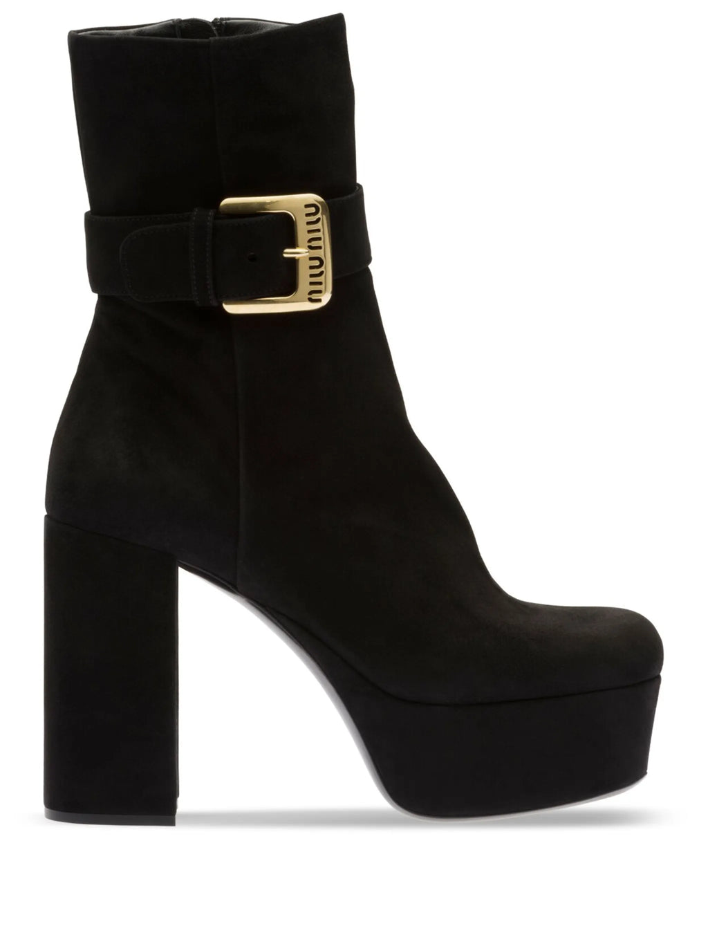 Miu Miu - 110mm Platform Suede Boots