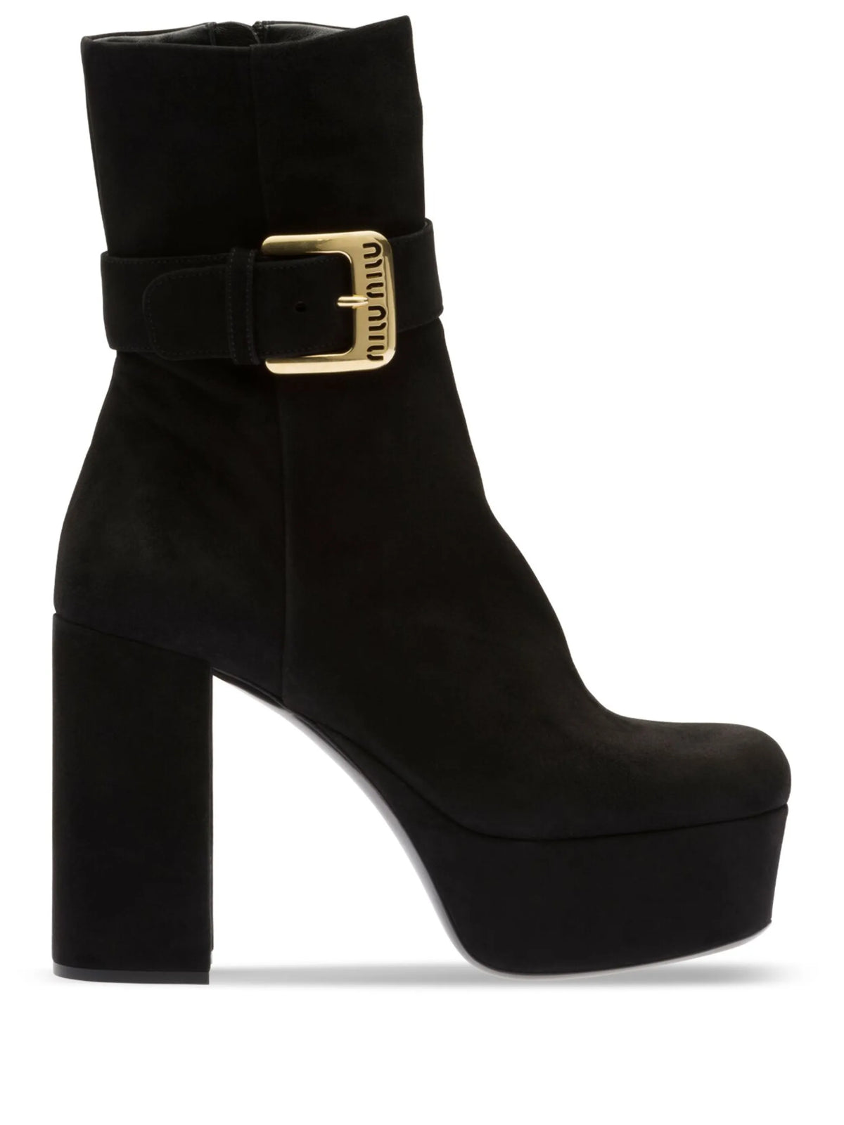 Miu Miu - 110mm Platform Suede Boots