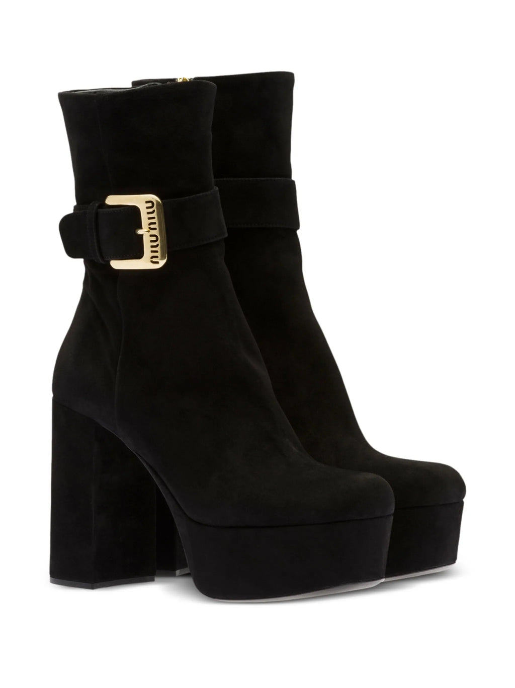 Miu Miu - 110mm Platform Suede Boots