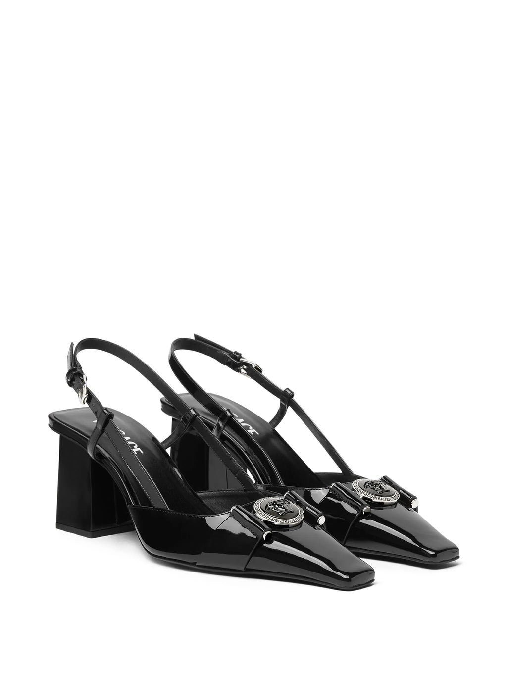 Versace - Medusa Head Leather Pumps