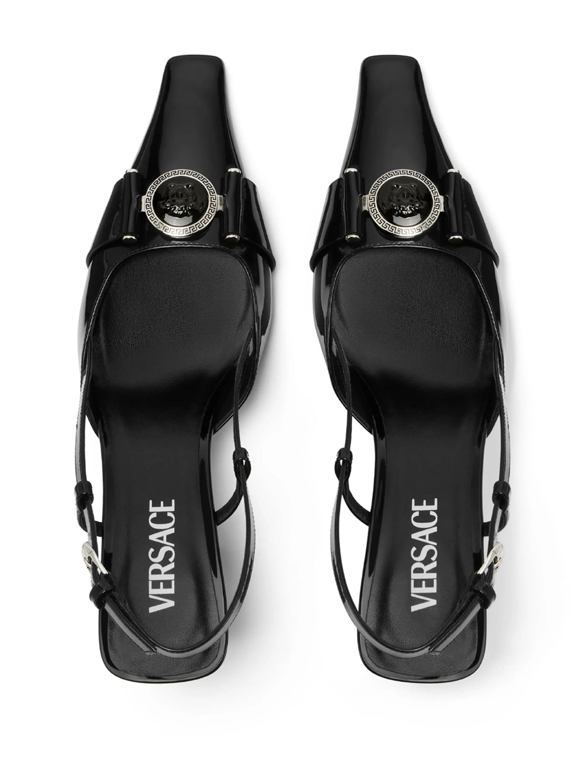 Versace - Medusa Head Leather Pumps