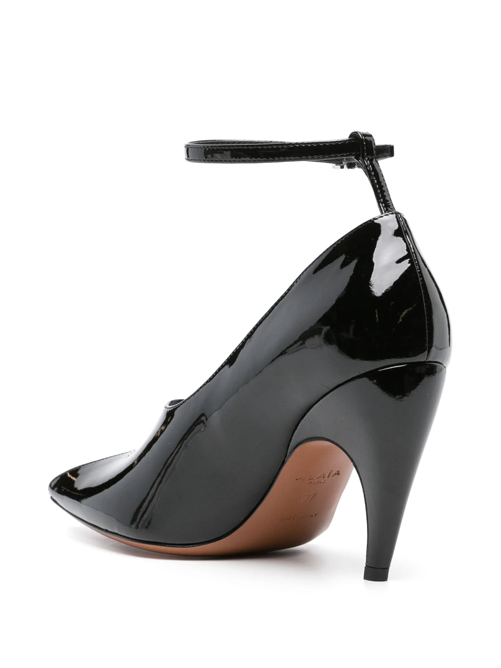Alaïa - Shark 90mm Patent-leather Pumps