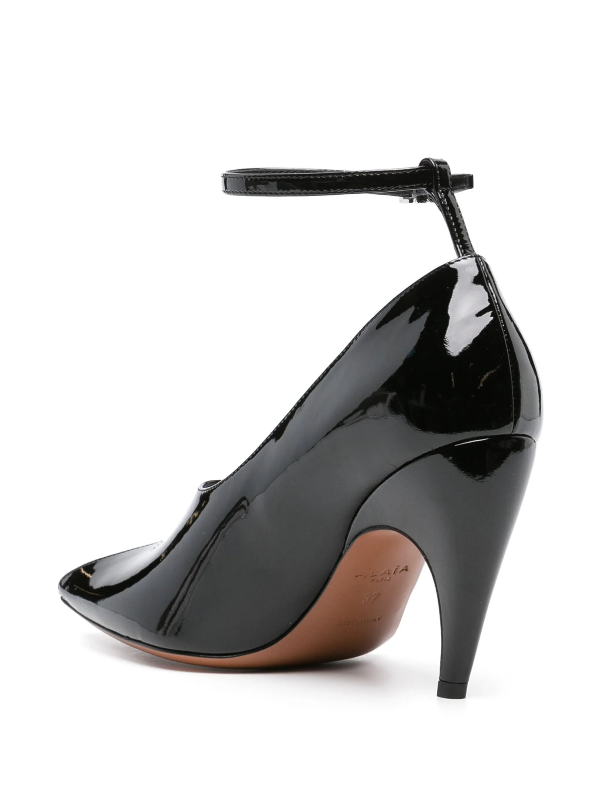 Alaïa - Shark 90mm Patent-leather Pumps