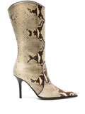 Paris Texas - Ashley 95mm Snakeskin-effect Boots