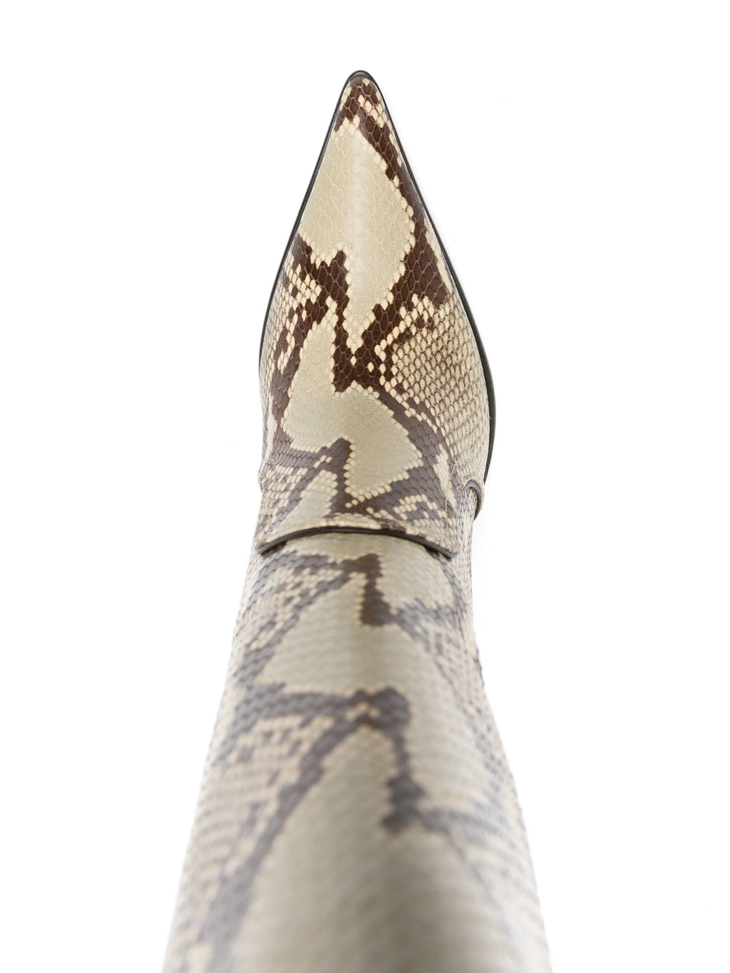 Paris Texas - Ashley 95mm Snakeskin-effect Boots