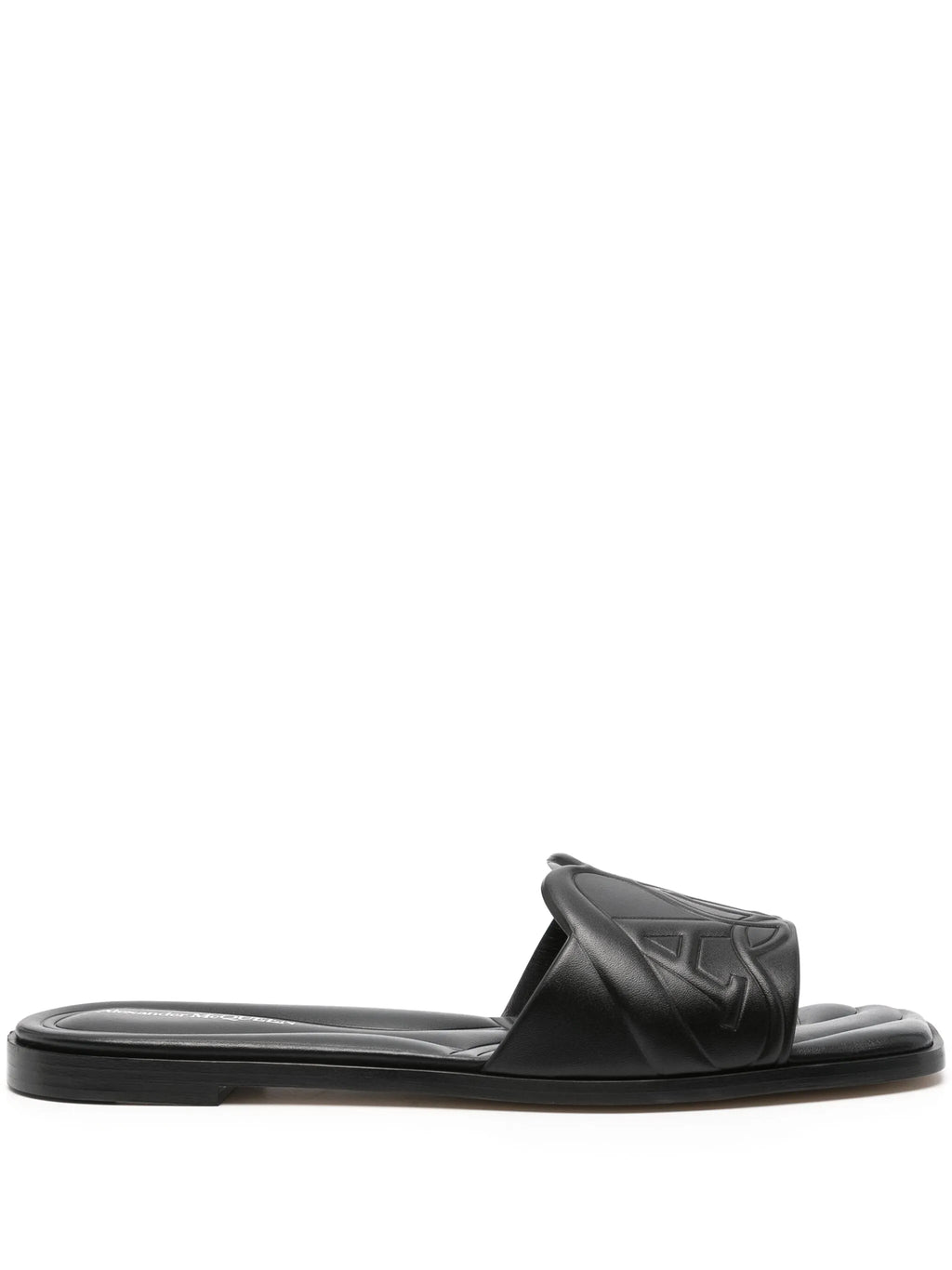 Alexander McQueen - Logo-embossed Leather Sandals