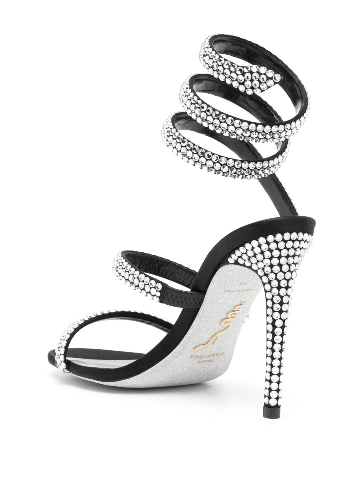 René Caovilla - Cleo 105mm Rhinestone-embellished Sandals