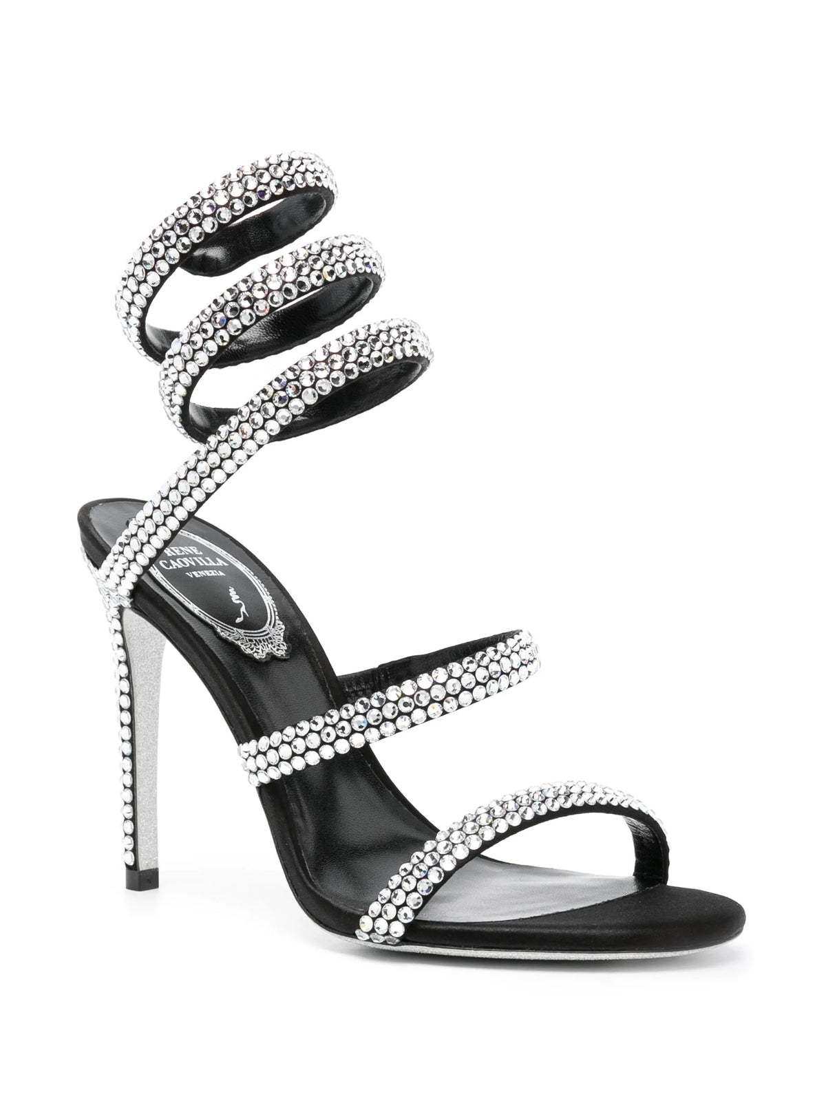 René Caovilla - Cleo 105mm Rhinestone-embellished Sandals