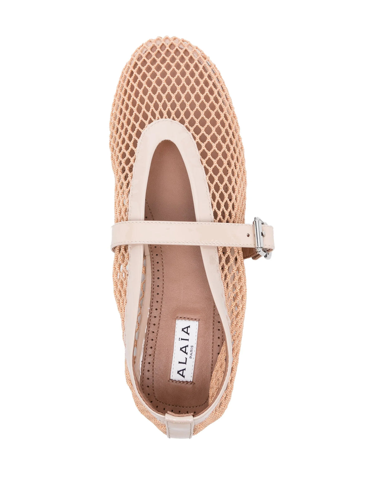 Alaïa - Fishnet Ballerina Shoes