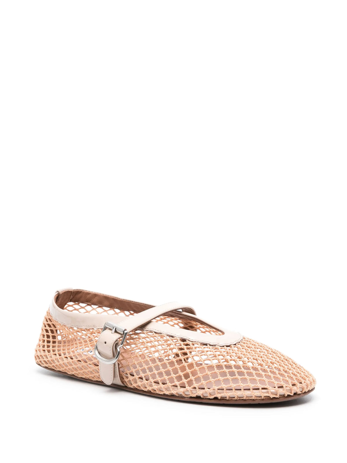 Alaïa - Fishnet Ballerina Shoes