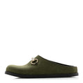 Gucci - New Canvas Monogram GG Granada Kid Horsebit Mules