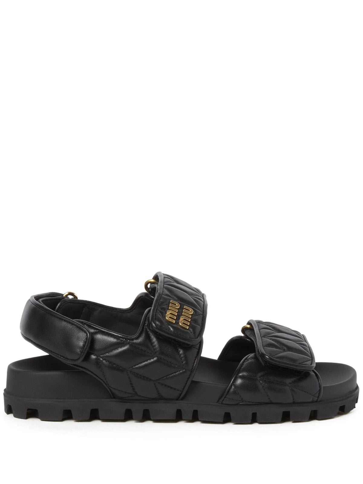 Miu Miu - Quilted Leather Sandals