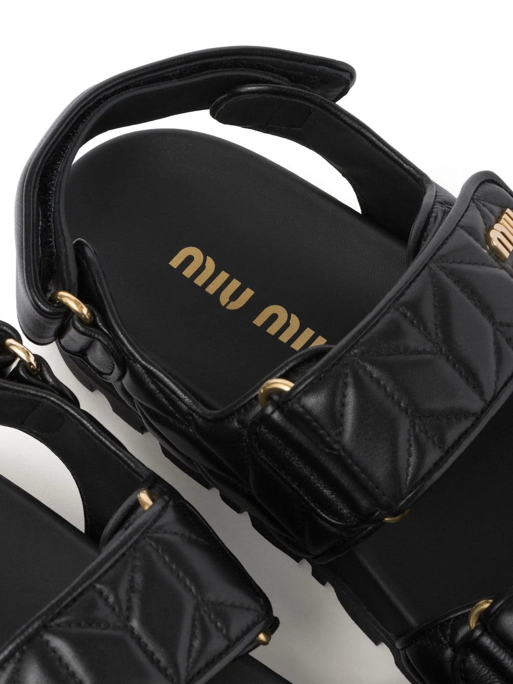 Miu Miu - Quilted Leather Sandals