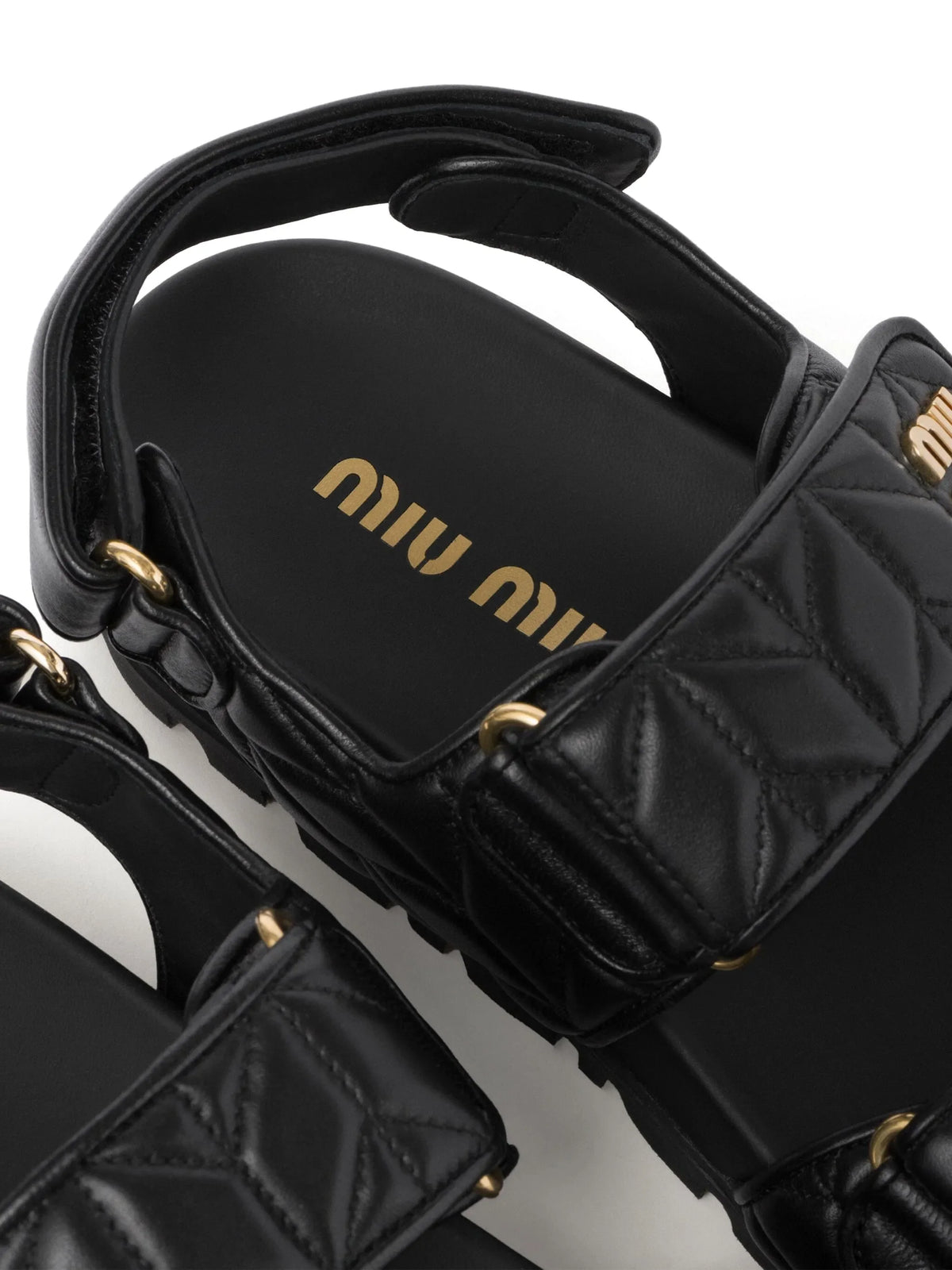 Miu Miu - Quilted Leather Sandals